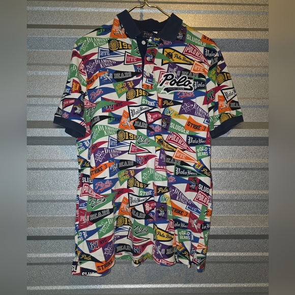Polo Ralph Lauren Other - Limited Edition Multicolor Polo by Ralph Lauren Men's Graphic Shirt